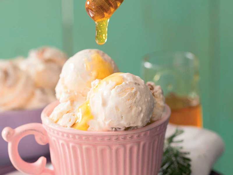 Honey Walnut And Date Ice Cream Recipe