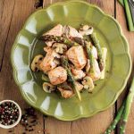 Kuşkonmazlı fırın somon Tarifi